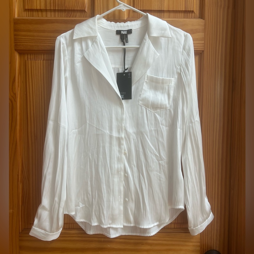 PAIGE Caprice White Shirt